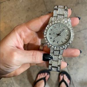 Blinged out watch